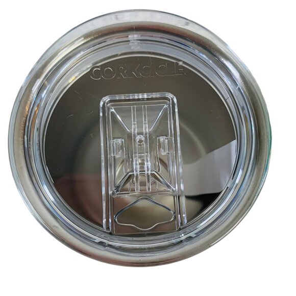 Corkcicle Stemless Wine Glass Tumbler 12 oz Cup Set of 2 Mug Tiffany Blue Lid - Picture 9 of 13